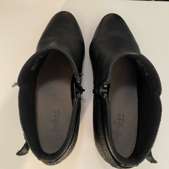 Clarks Addiy Kara black leather booties size 8.5 - Picture 9 of 14